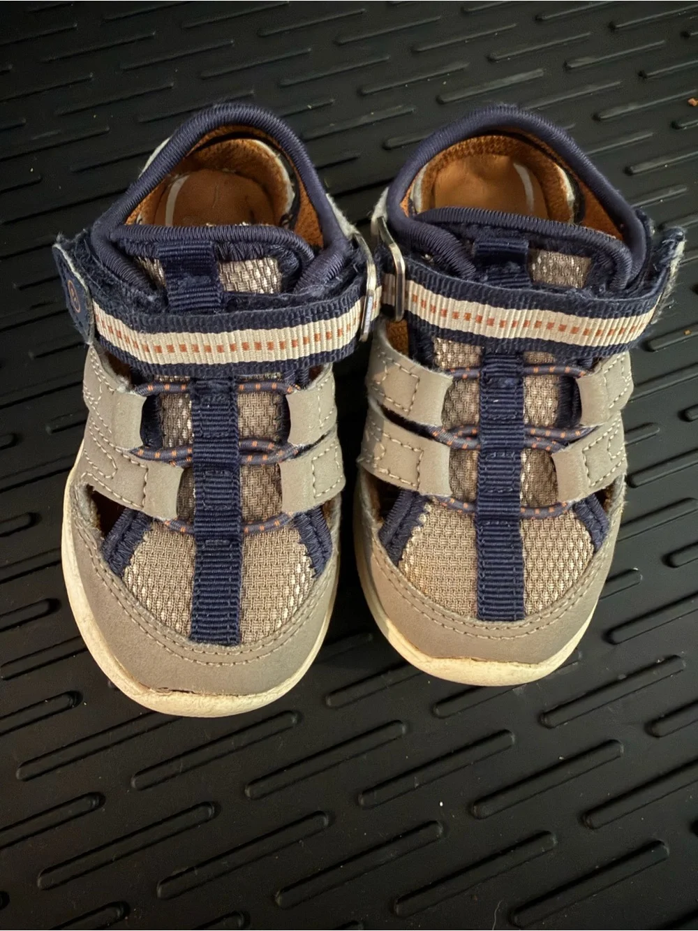 Stride Rite 360 Flynn Navy Sneaker Sandal Kids Toddler Size 6M